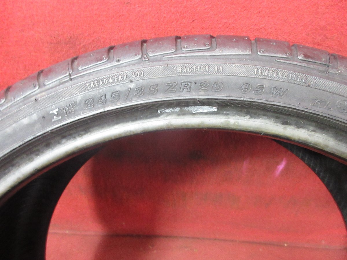 タイヤ 4本 245/35ZR20 ATR SPORT 245/35R20 2020年 バリ バリ山 溝アリ 送料無料★14948T_画像9