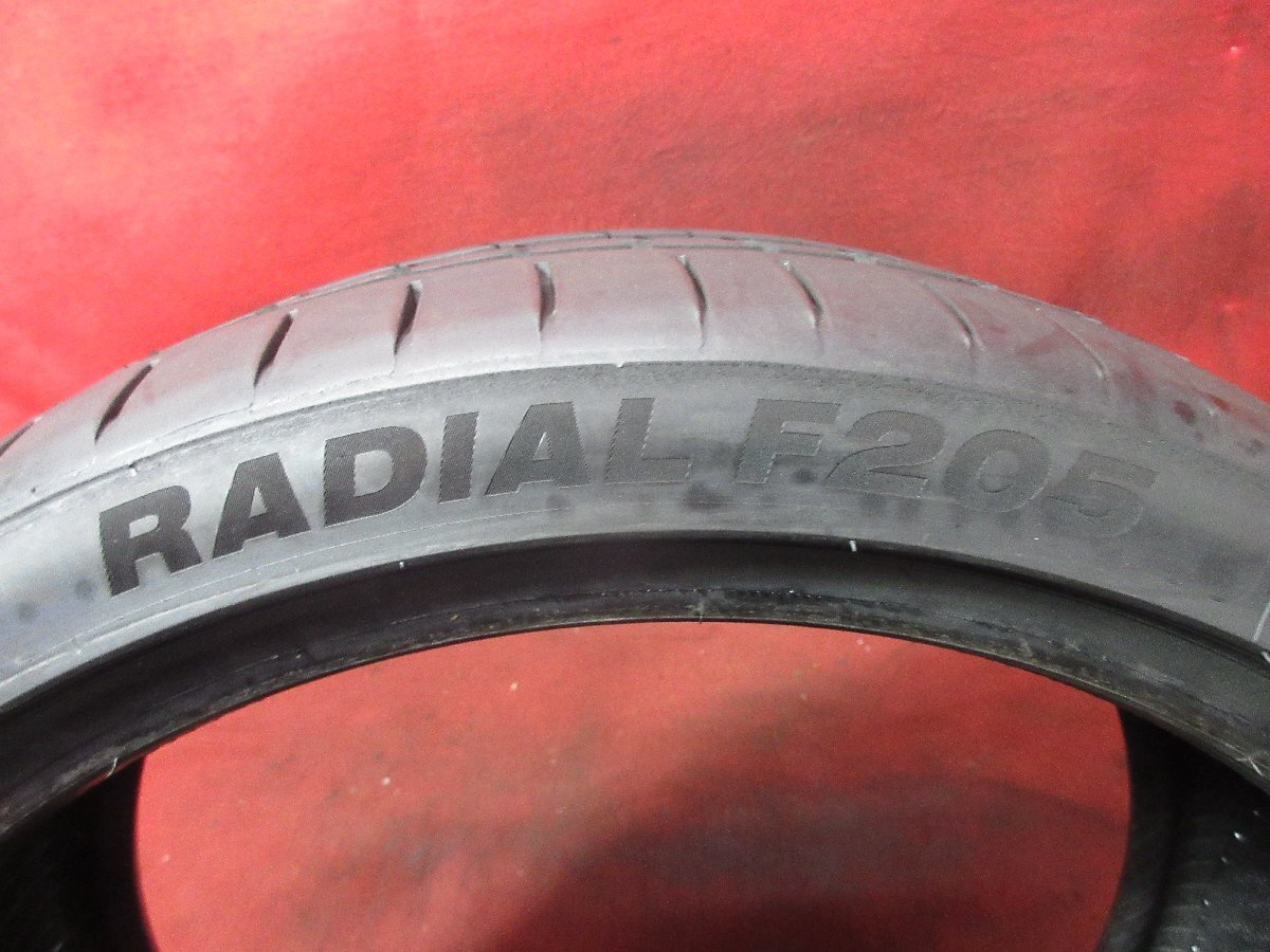 タイヤ 4本 245/35ZR20 MINERVA RADIAL F205 245/35R20 2023年 バリ山 溝アリ 送料無料★14976T_画像8