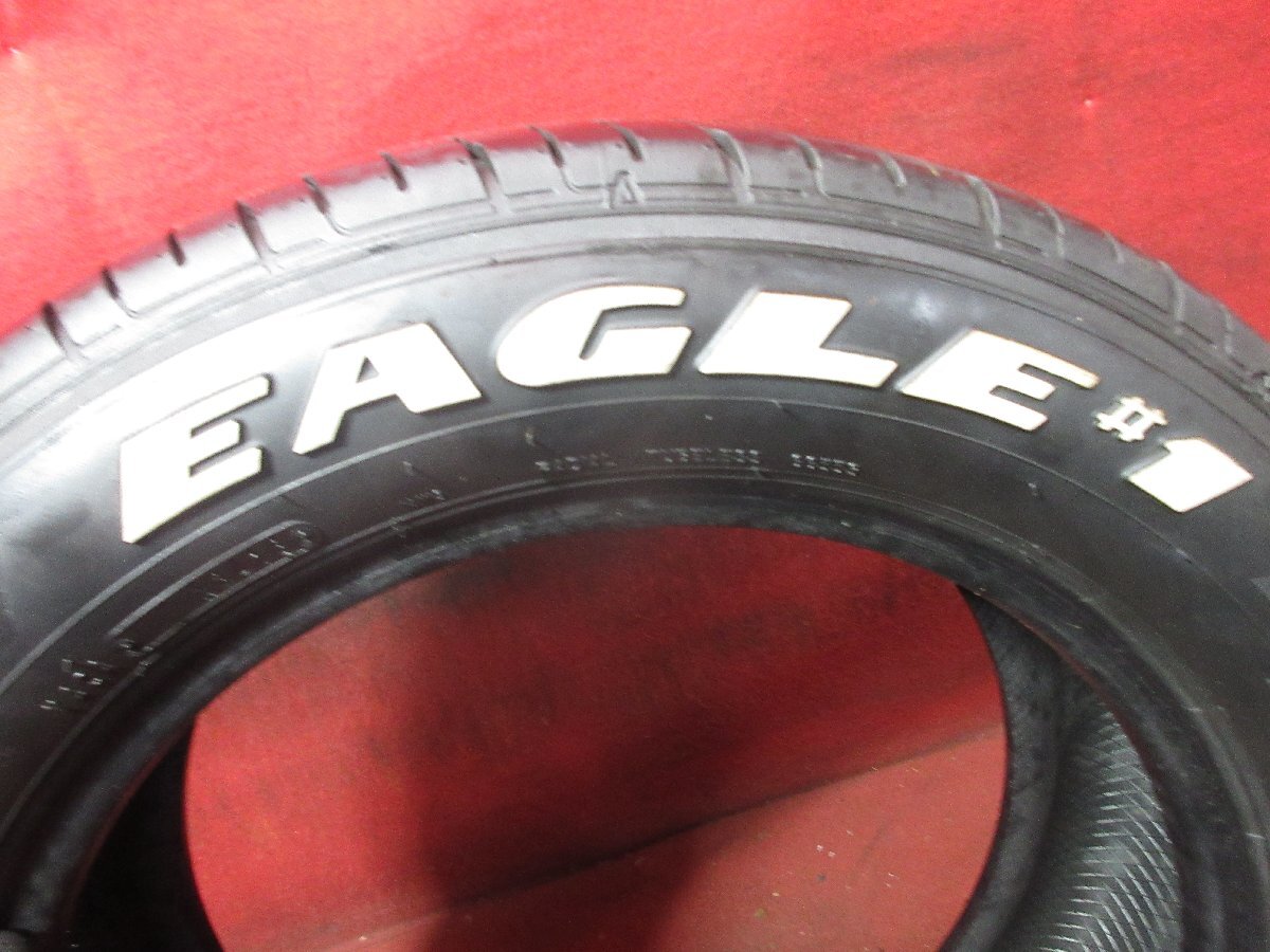 タイヤ 2本 215/60R17 C 109/107R グッドイヤ EAGLE#1 NASCAR ホワイトレター 2021年 バリ山 溝アリ 送料無料★14990T_画像4