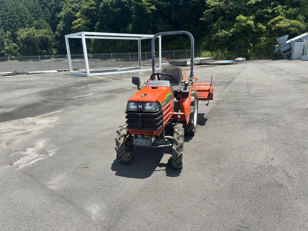 鹿儿★中古車★クボタ KUBOTA 農用トラクター GB150 15馬力 ディーゼル アワー535時間 RS120ロータリー パワステ 逆転 倍速 水平機能)a_画像1