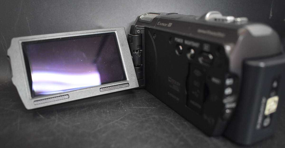 W5-35 【動作未確認】 SONY ソニー デジタルビデオカメラ HDR-CX560V 11年製 ハンディカム ExmorR 現状品の画像7