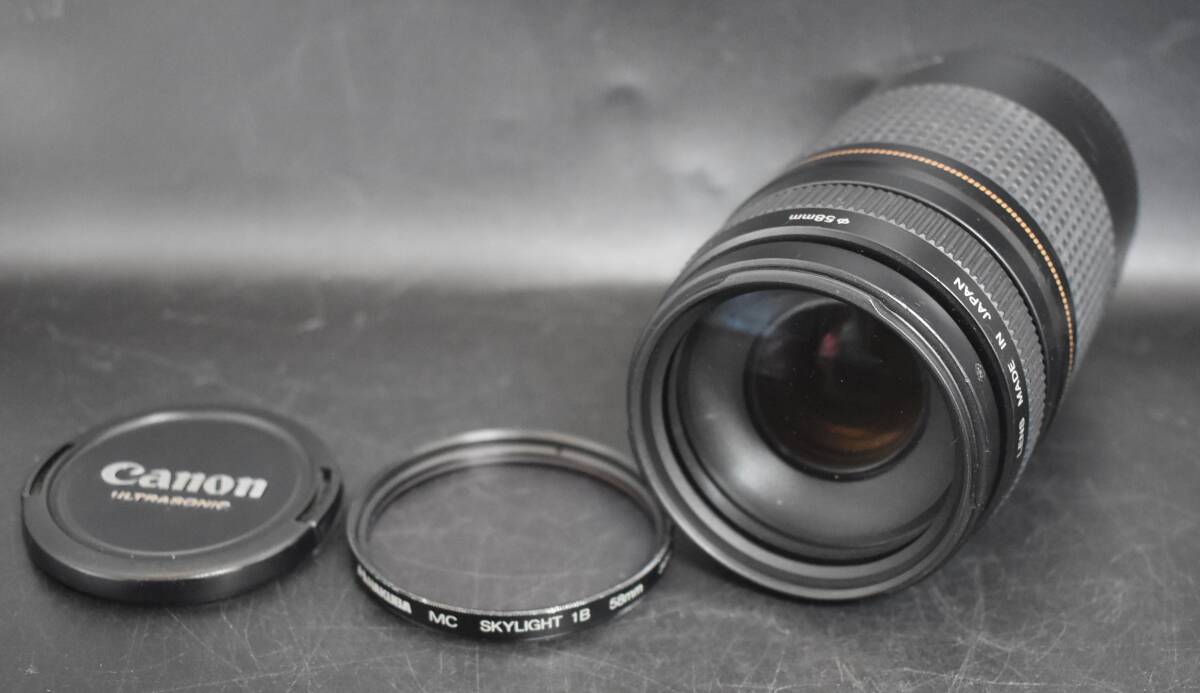 W5-16 【動作確認済み】 Canon キャノン CANON ZOOM LENS EF 75-300mm 1:4-5.6 Ⅱ カメラレンズ 一眼レフ カメラアクセサリー 現状品の画像1