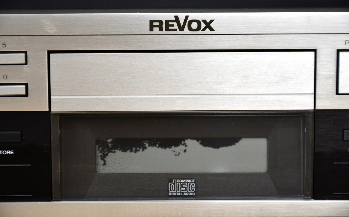 NY5-106[ утиль ]REVOX CD плеер B-126ru box аудио CD панель акустическое оборудование электризация только проверка б/у товар хранение товар 