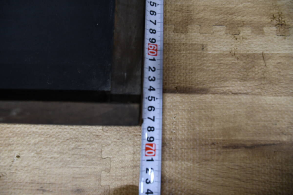 EY5-8 現状品 ナショナル 黒板 ボード 看板 乾電池連合店 黒板消し付 重量約1.8㎏ | 当時物 昭和レトロ アンティーク インテリア 保管品_画像9