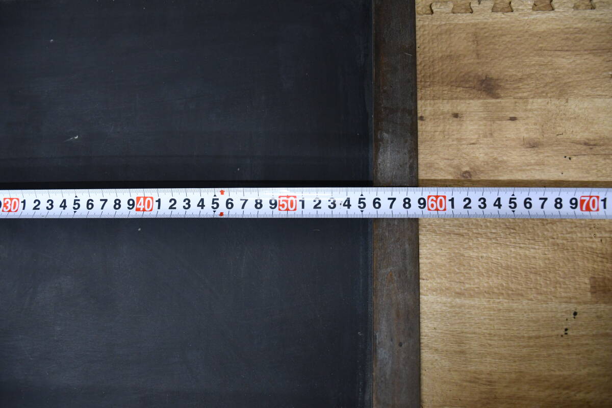 EY5-8 現状品 ナショナル 黒板 ボード 看板 乾電池連合店 黒板消し付 重量約1.8㎏ | 当時物 昭和レトロ アンティーク インテリア 保管品_画像8
