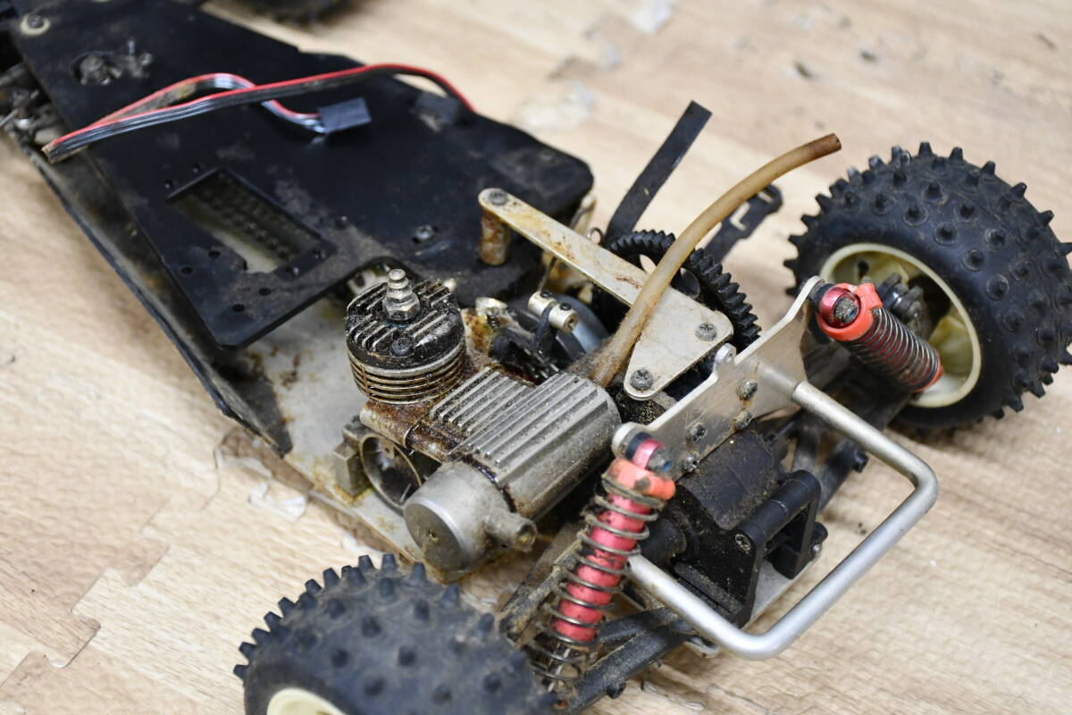 OY5-34[ junk ]Kyosho radio controlled car stay nga-4WD KIT No.3041l1:10 scale 10 engine off-road racing buggy l storage goods 