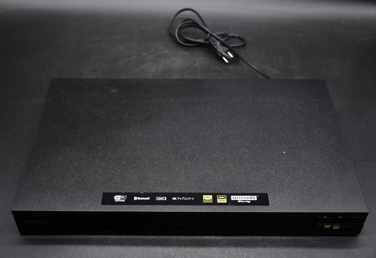 FY5-30　SONY ソニー ブルーレイ UBP‐X800 Ultra HD Bluetooth 4K DVDプレーヤー 通電確認済 保管品_画像2