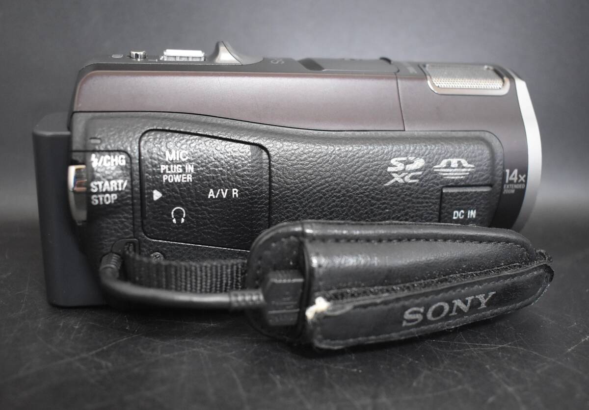 W5-35 【動作未確認】 SONY ソニー デジタルビデオカメラ HDR-CX560V 11年製 ハンディカム ExmorR 現状品の画像6