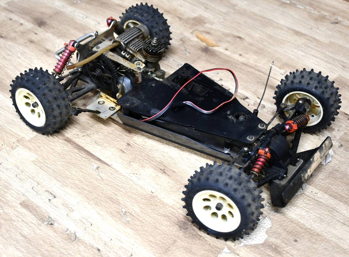 OY5-34[ junk ]Kyosho radio controlled car stay nga-4WD KIT No.3041l1:10 scale 10 engine off-road racing buggy l storage goods 