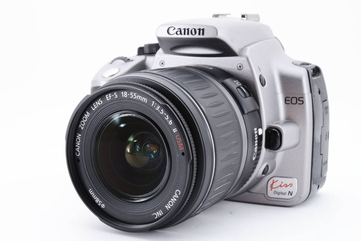Canon キャノン EOS Kiss Digital N EF-S 18-55mm f/3.5-5.6 II USM 一眼レフデジタルカメラ 2048914Aの画像3