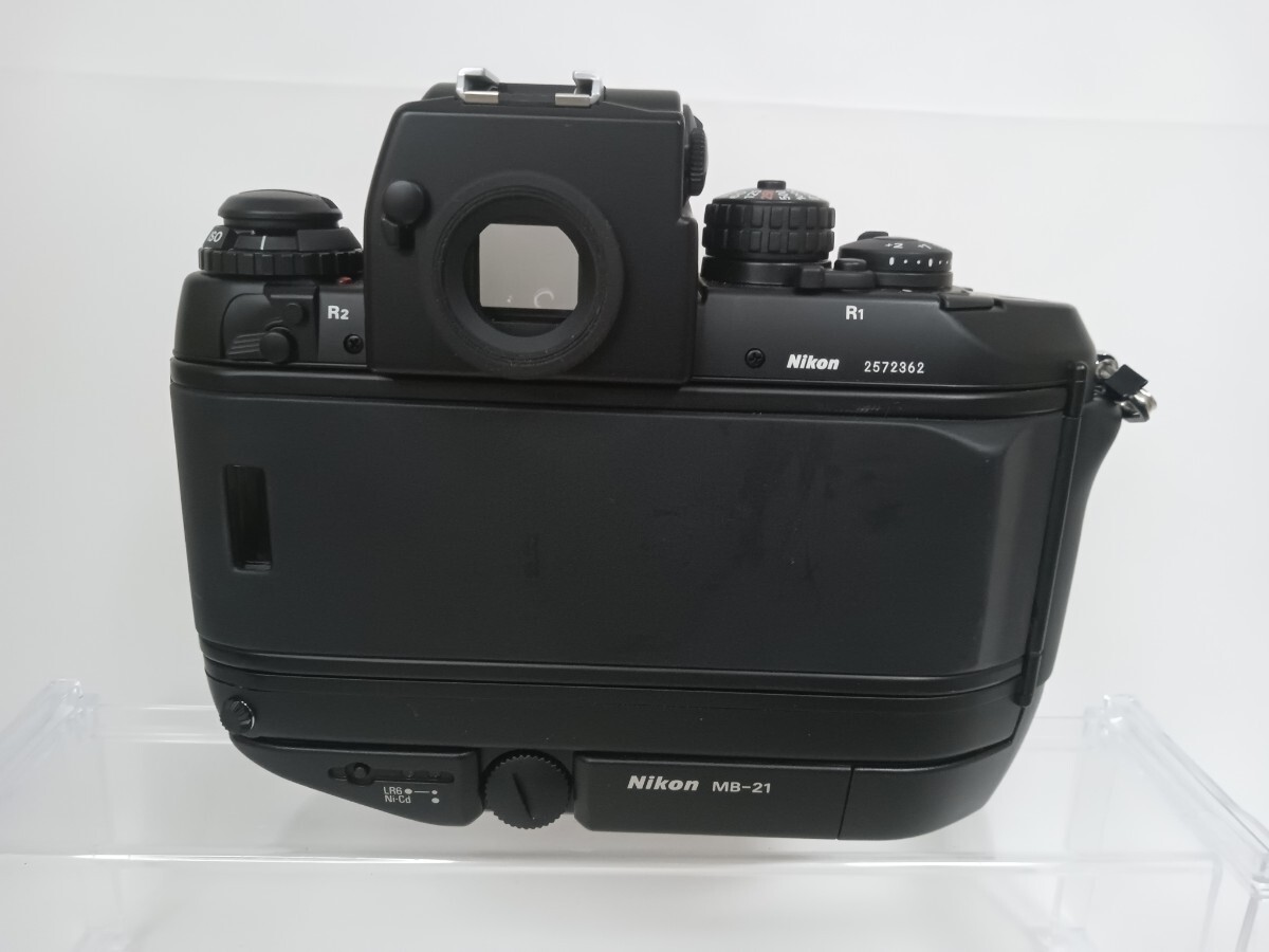 ジャンク Nikon F4 ボディ+ Minoltaフィルムカメラレンズストロボセット 計7台 動作未確認 同梱不可 千J36_画像3