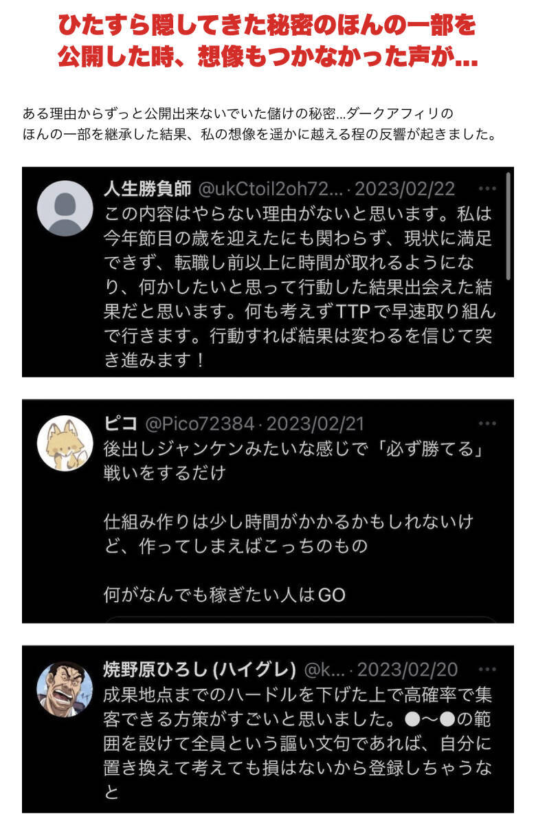 定価21000円【ダークアフィリ完全版】1日10分ある単調作業をするだけで安定した現金60万かあなたの預金通帳に毎月入金！_画像4