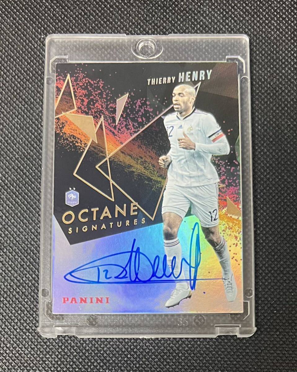 ★On Card Auto★Thierry Henry 2021 Panini Immaculate Octane Signatures France 直筆サイン_画像1