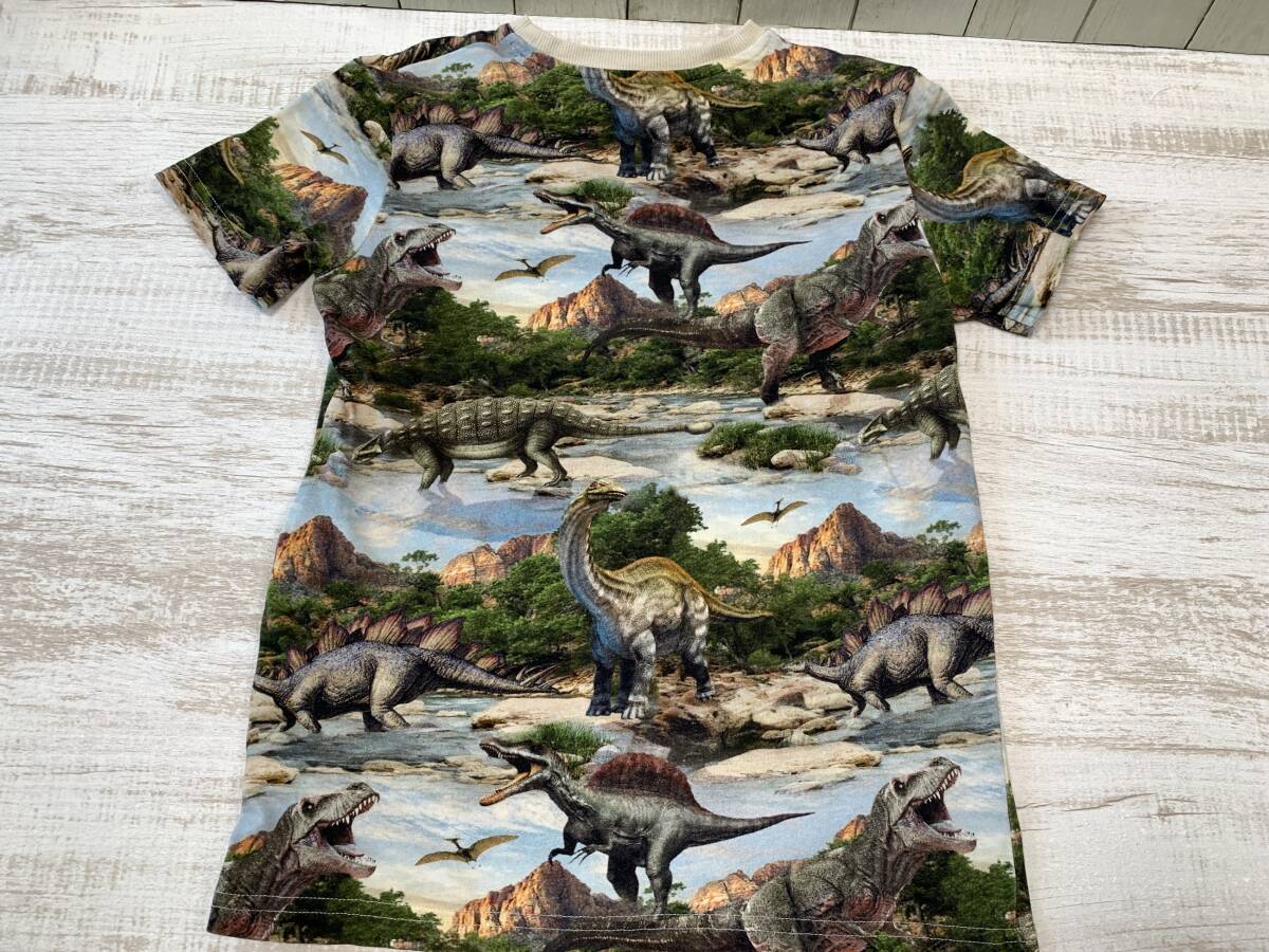 【送料無料】：恐竜柄Tシャツ NEXT 8歳 128cmの画像6