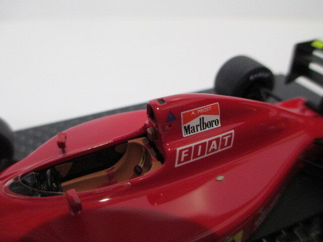 Make Up EIDOLON Formula 1/43 F1modeling 50台限定 完成品 フェラーリ F1-90 (641/2) A.プロスト 40勝記念 イモラ 1990_マルボロデカールは後貼りです。