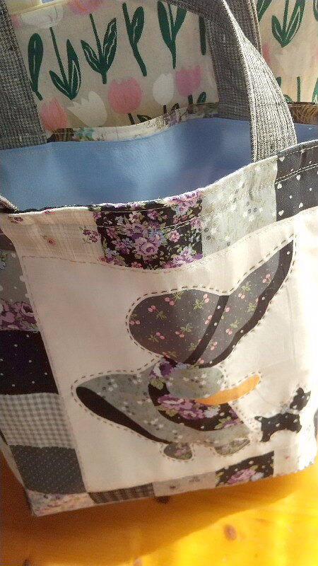  cloth bag *.- Chan pattern 