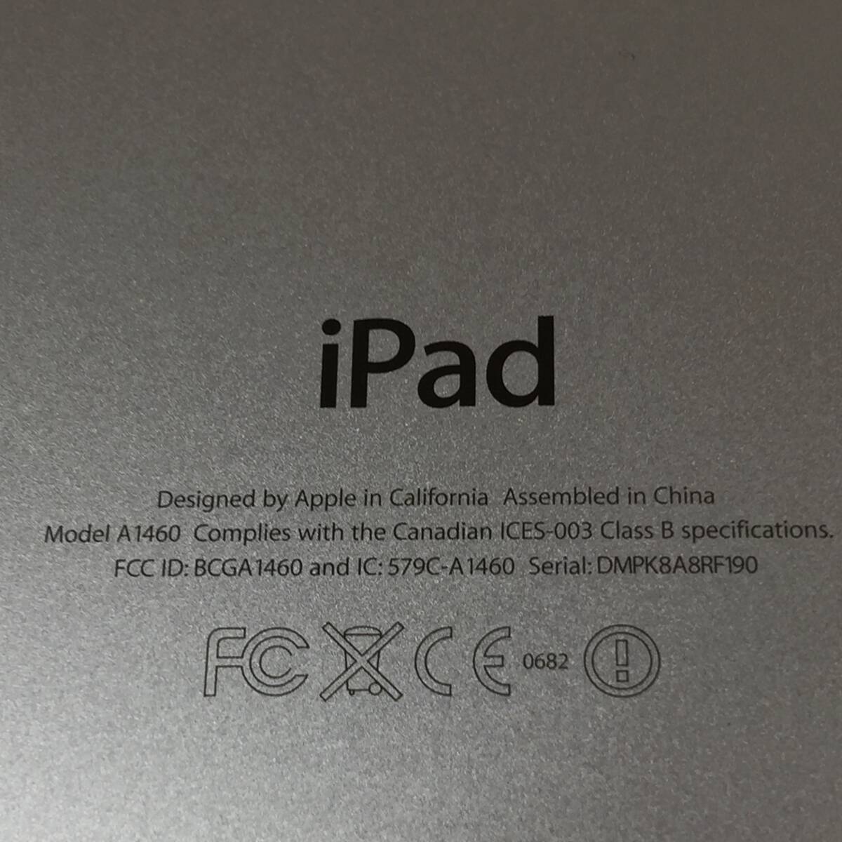 『au 利用制限〇』Apple アップル iPad 第4世代 MD525J/A A1460 16GB 本体のみ_画像10