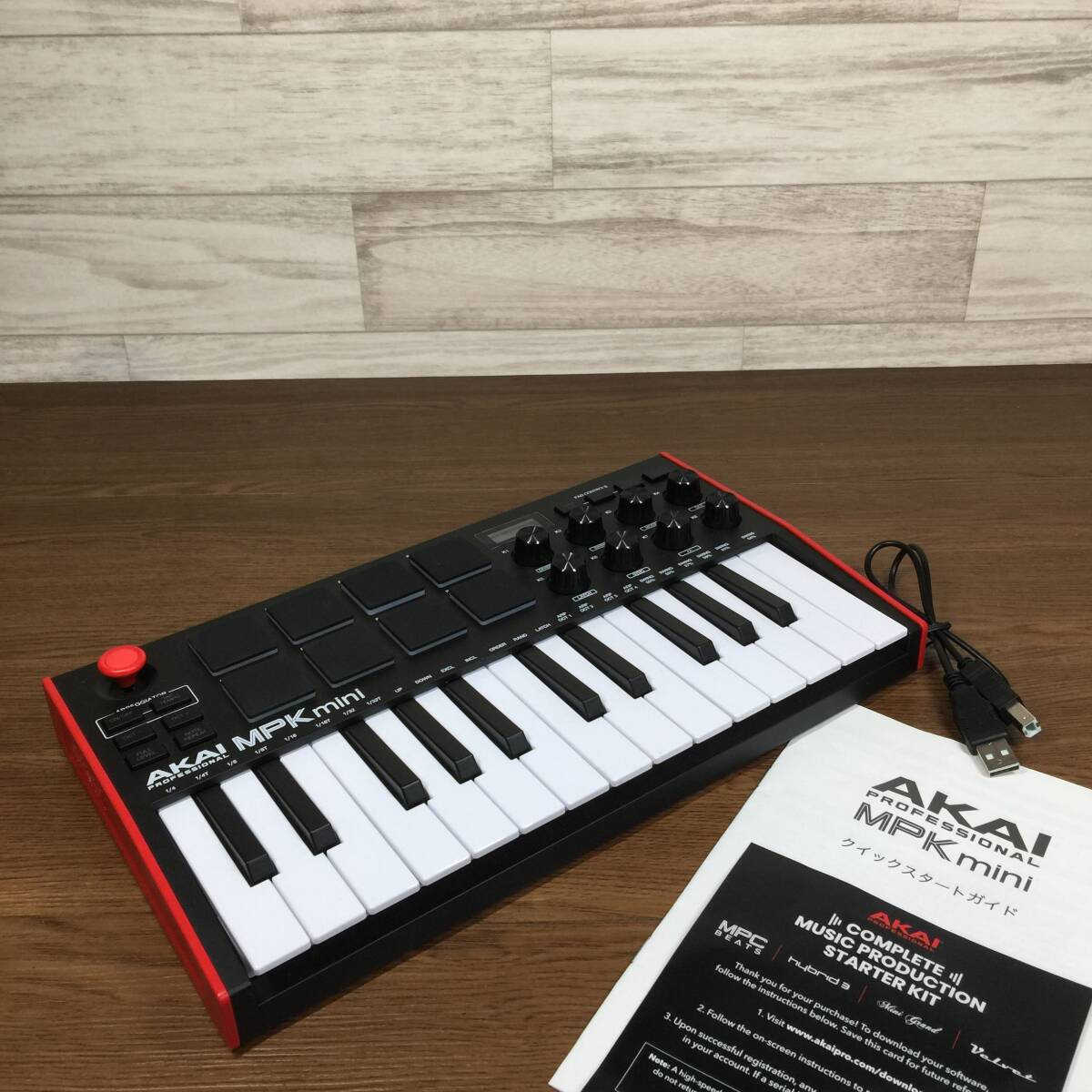 AKAI Akai 25 ключ USB MINI клавиатура MPK mini MK3 USB кабель имеется /DTM DAW/ композиция / запись 