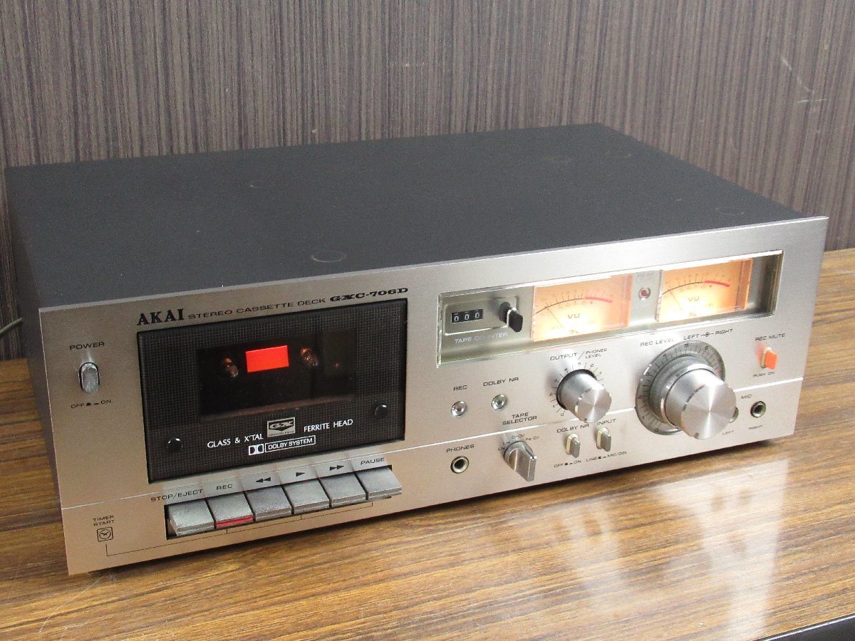 K.AKAI/アカイ ステレオカセットデッキ GXC-706D_画像1