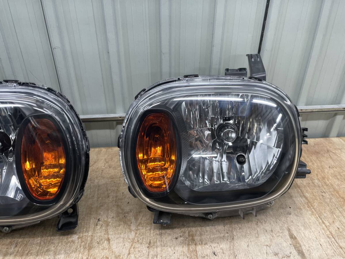 1 jpy selling out lens coating ending Suzuki Alto Lapin HE22S halogen original head light processing inner black US specification remodeling car 