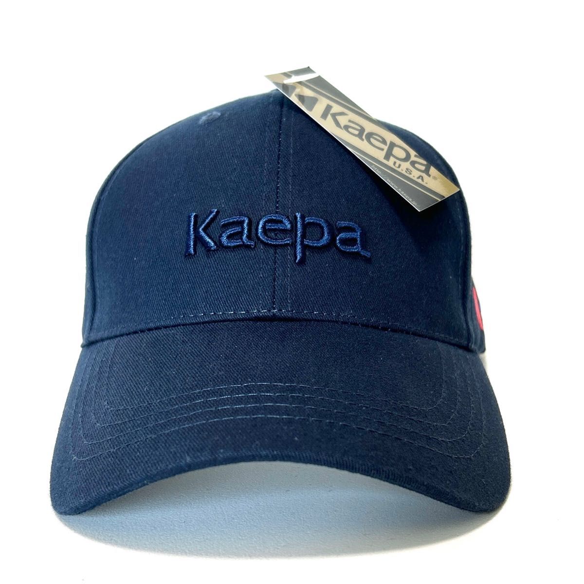 新品　未使用　kaepa ケイパ　スポーツ　ゴルフ　野球　 アウトドア カジュアル キャップ おしゃれ　帽子　ロゴ刺繍　ネイビー