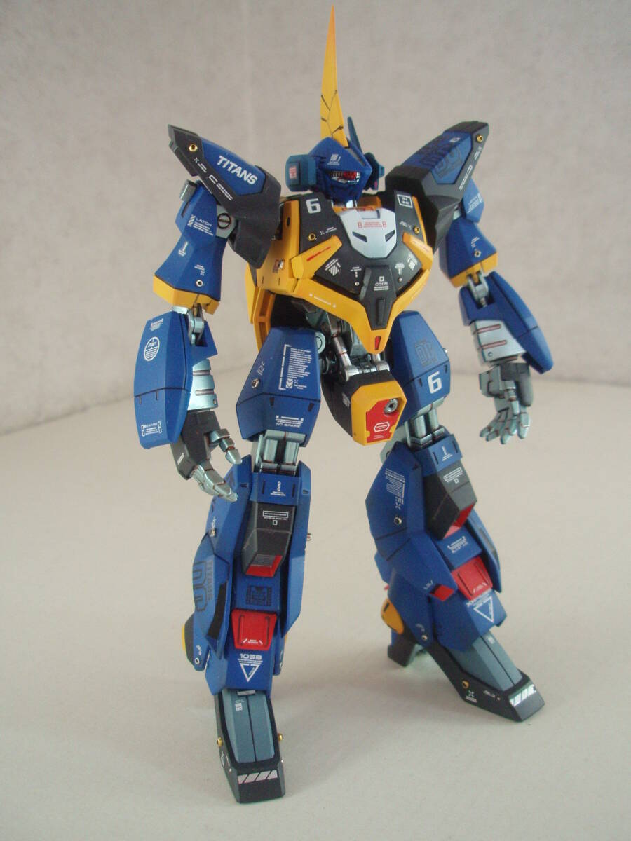 入園入学祝い HGUC1/144 ガンダム ドゴス・ギア搭載機(全塗装完成品) バーザム 完成品