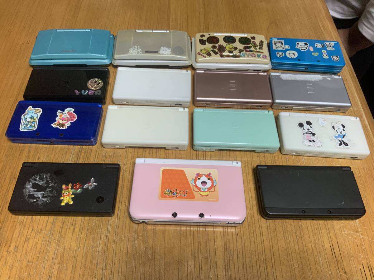 ニンテンドウ DS LiTe/3DS/NEW3DS/3DSLL/DS/DSi/ 15台セット ジャンク品_画像2