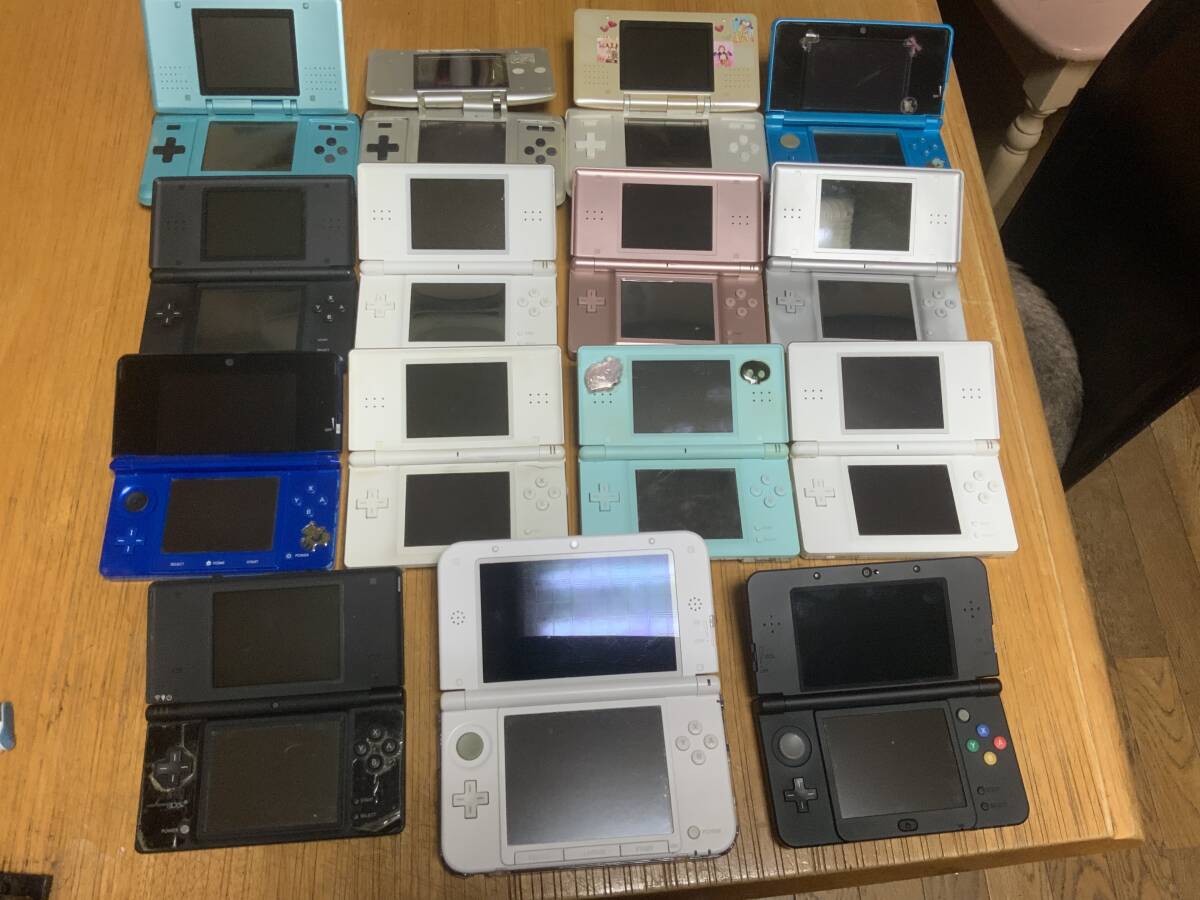 ニンテンドウ DS LiTe/3DS/NEW3DS/3DSLL/DS/DSi/ 15台セット ジャンク品_画像1