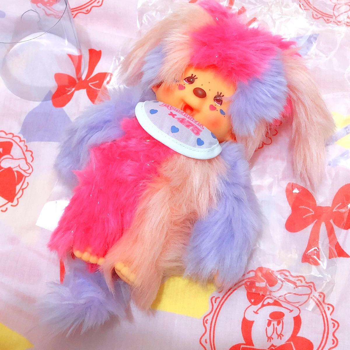 Monchhichi×475(しなこ)コラボ、モンチッチ、わたあめちゃん Monchhichi×475(しなこ)コラボ、モンチッチ、わたあめちゃん