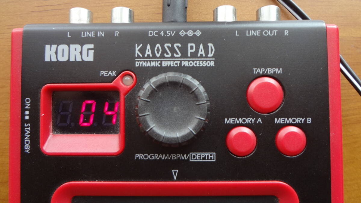 【難あり】KORG コルグ ダイナミックエフェクトプロセッサー カオスパッド ミニ KAOSS PAD MINI MINI-KPの画像2