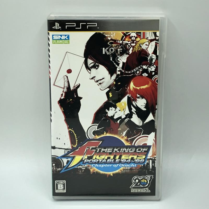 動作品 PSP THE KING OF FIGHTERS PORTABLE '94~98 Chapter of Orochi ザキングオブファイターズ SNK プレイモア 箱・説付の画像1