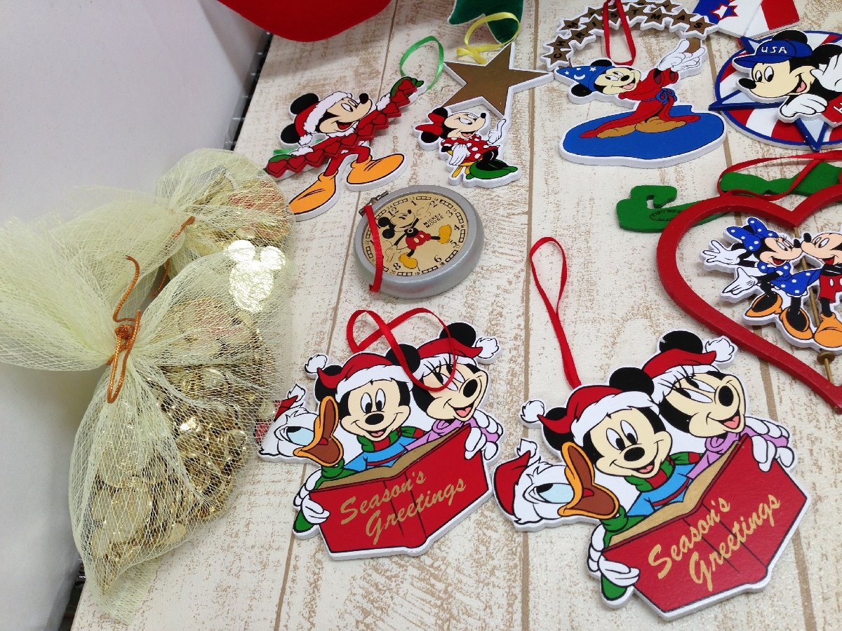 * Disney { large amount set } Christmas goods 19 point Mickey minnie ornament another 4L199 [80]