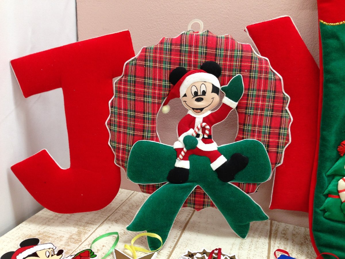 * Disney { large amount set } Christmas goods 19 point Mickey minnie ornament another 4L199 [80]