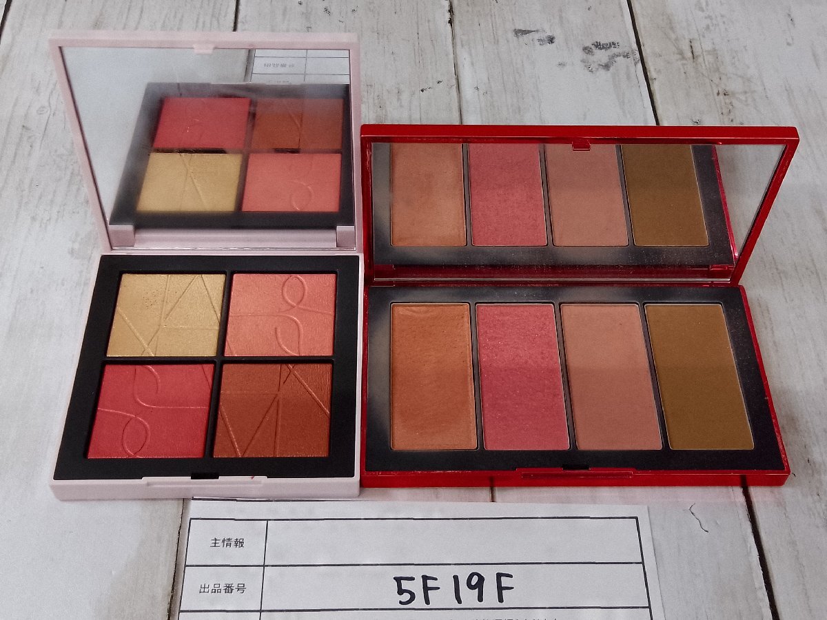 コスメ NARS ナーズ 2点 オーガズム フォープレイブラッシュクワッド フルアクセス チークパレット 5F19F 【60】の画像1