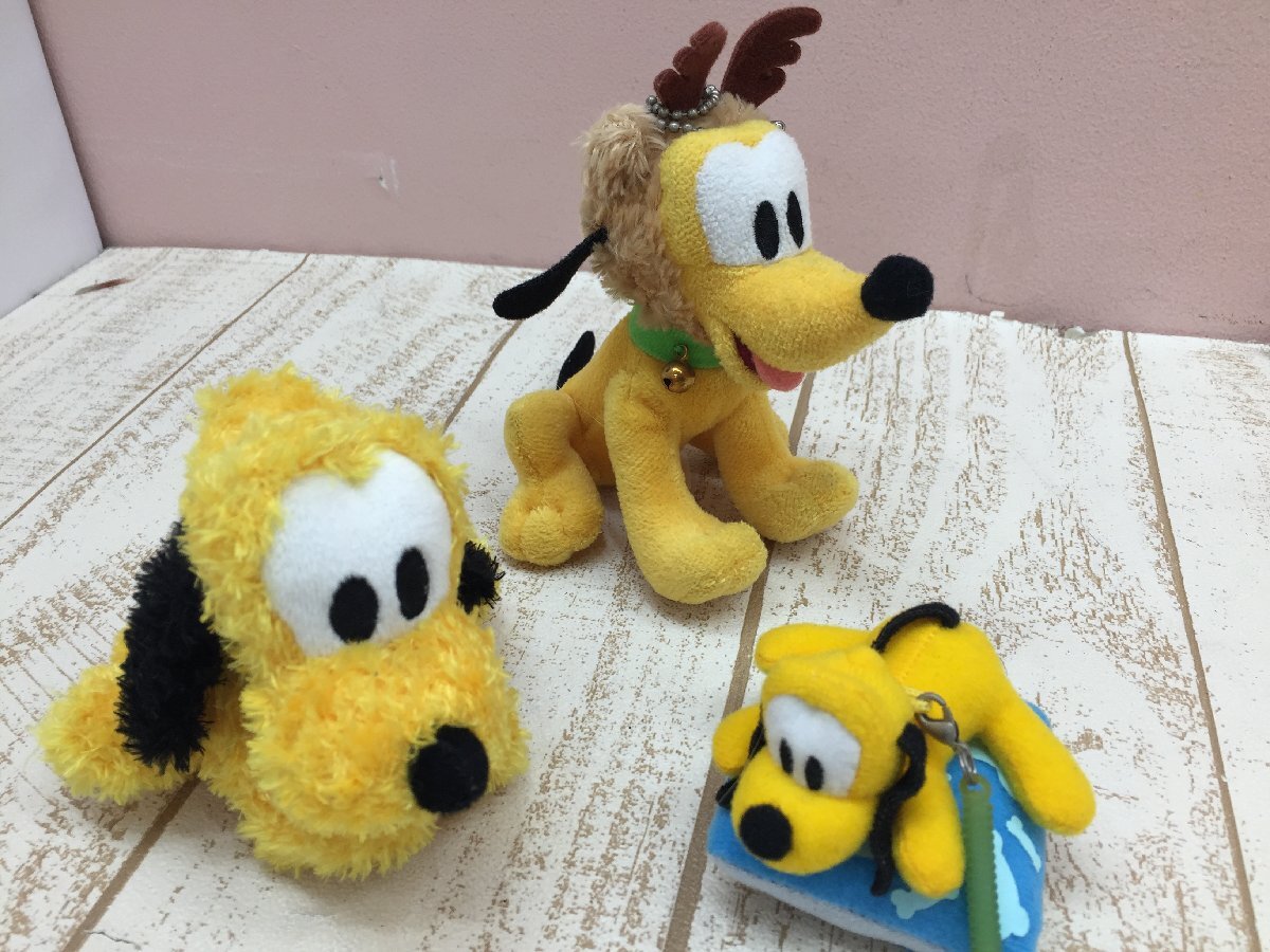 * Disney TDR Pluto goods 8 point soft toy badge another 6P174 [80]