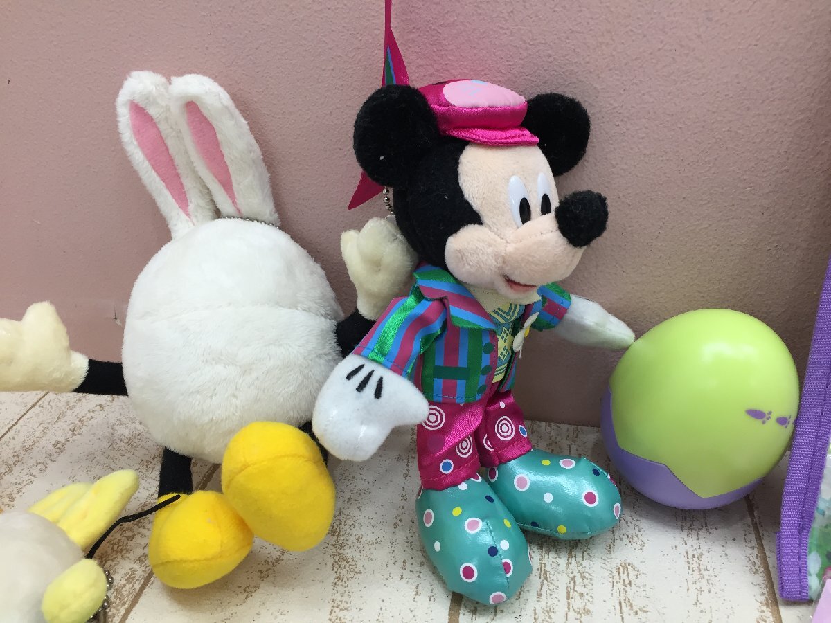 * Disney { large amount set }{ unopened goods equipped } e-s ta- goods 16 point soft toy badge eg stand another 6P161 [80]