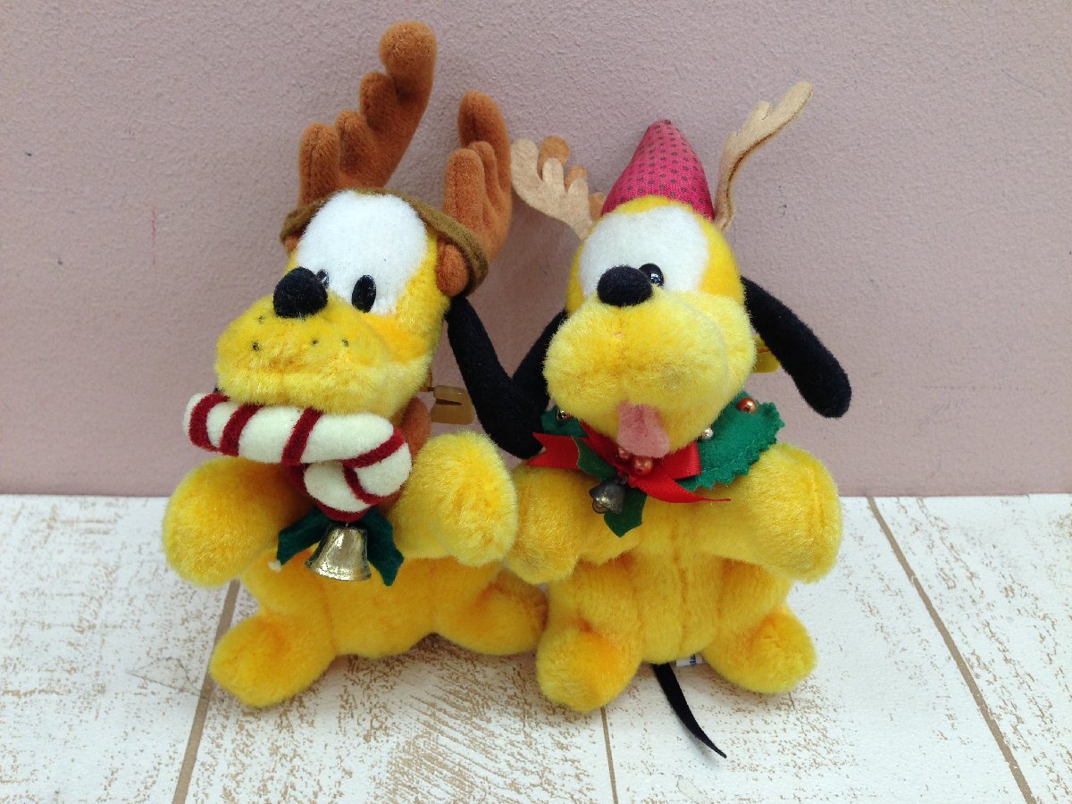 * Disney TDR Pluto мягкая игрушка значок Рождество 2 пункт 6L27 [60]
