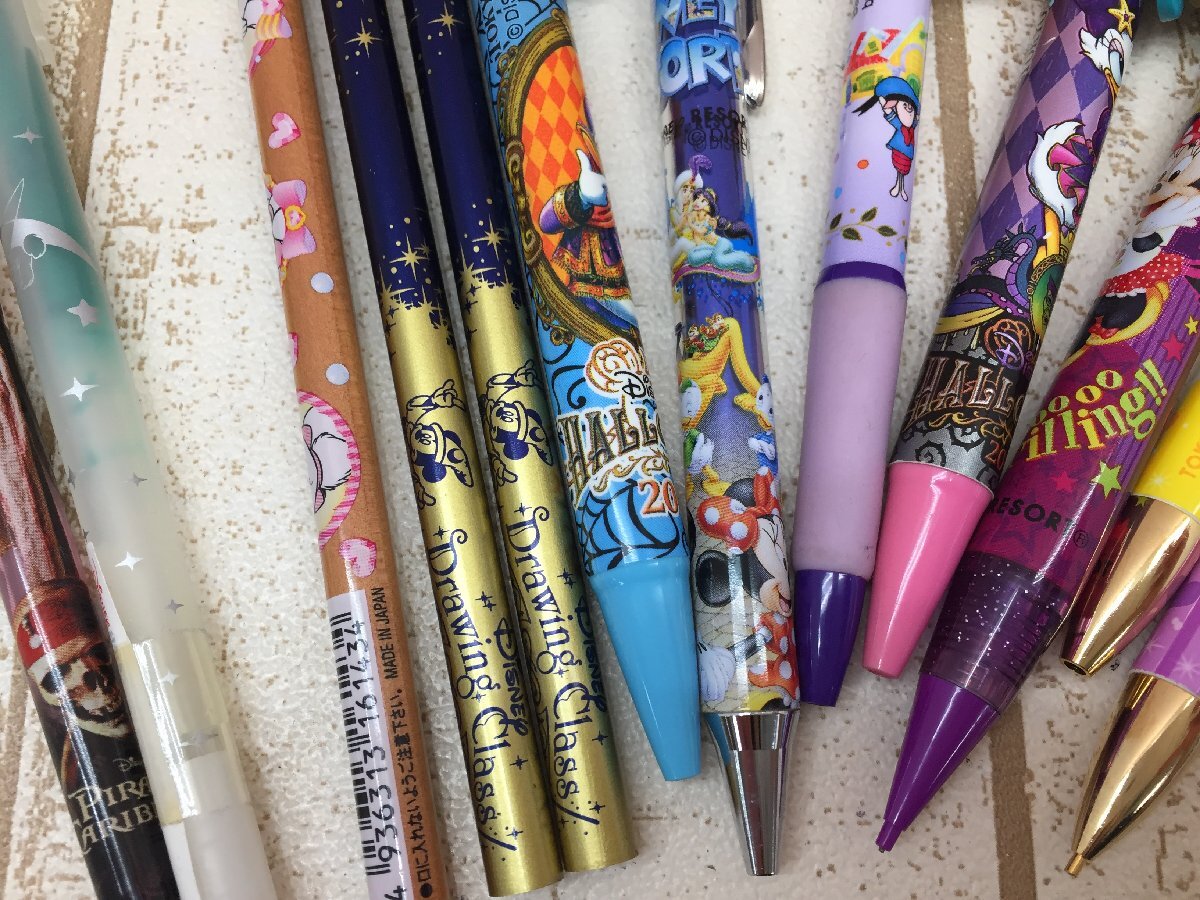 * Disney { large amount set } ballpen mechanical pencil another 12 point stationery Mickey Pooh another 6P77 [60]