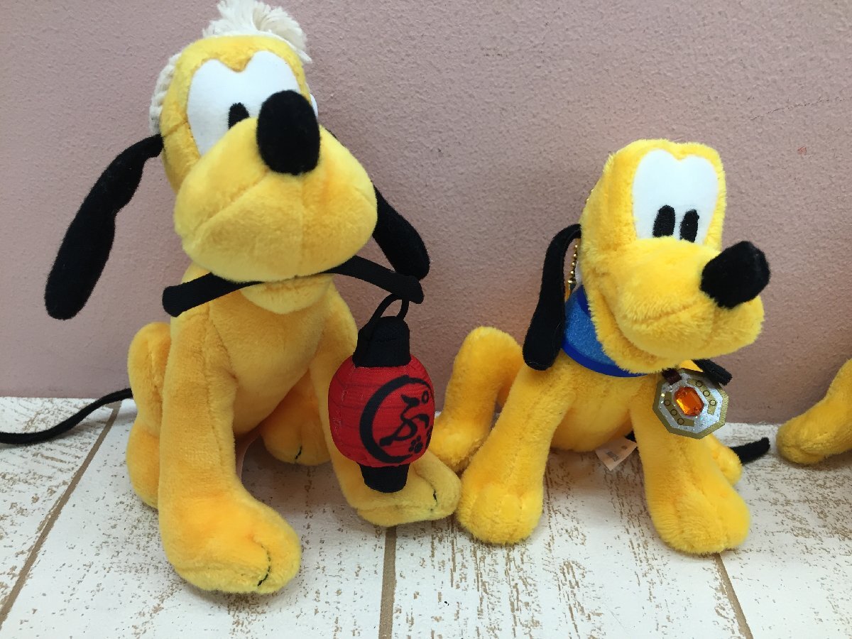 * Disney TDR Pluto goods 8 point soft toy badge another 6P174 [80]