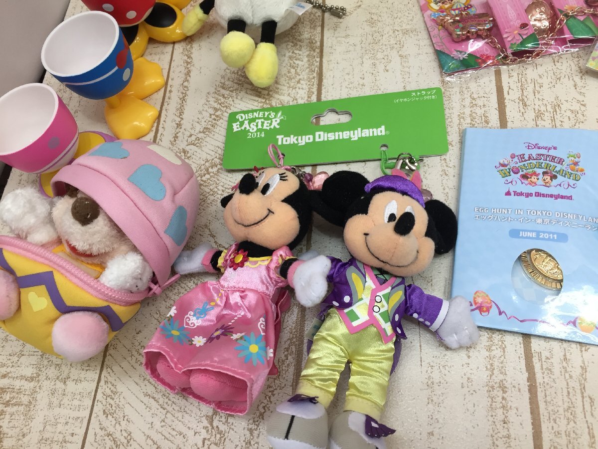 * Disney { large amount set }{ unopened goods equipped } e-s ta- goods 16 point soft toy badge eg stand another 6P161 [80]