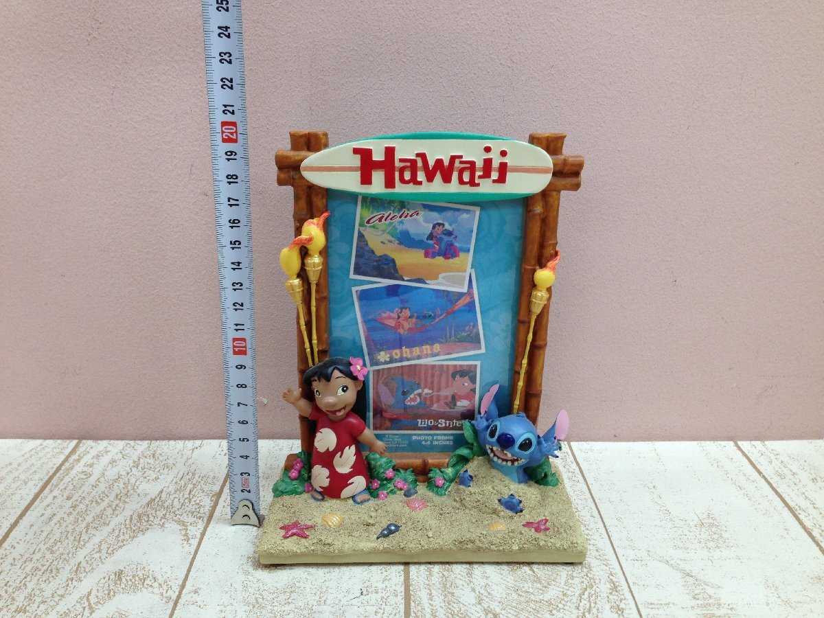 * Disney store Lilo & Stitch photo frame 1 point Hawaii 6X53 [60]