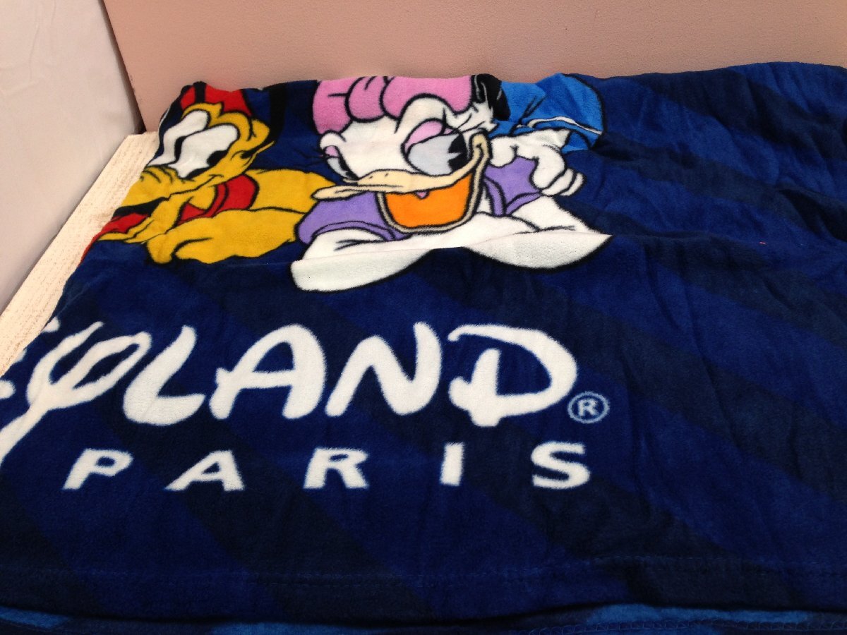 * Disney Mickey Mouse blanket Mickey &f lens Disney Land Paris another 4 point 6L48 [80]