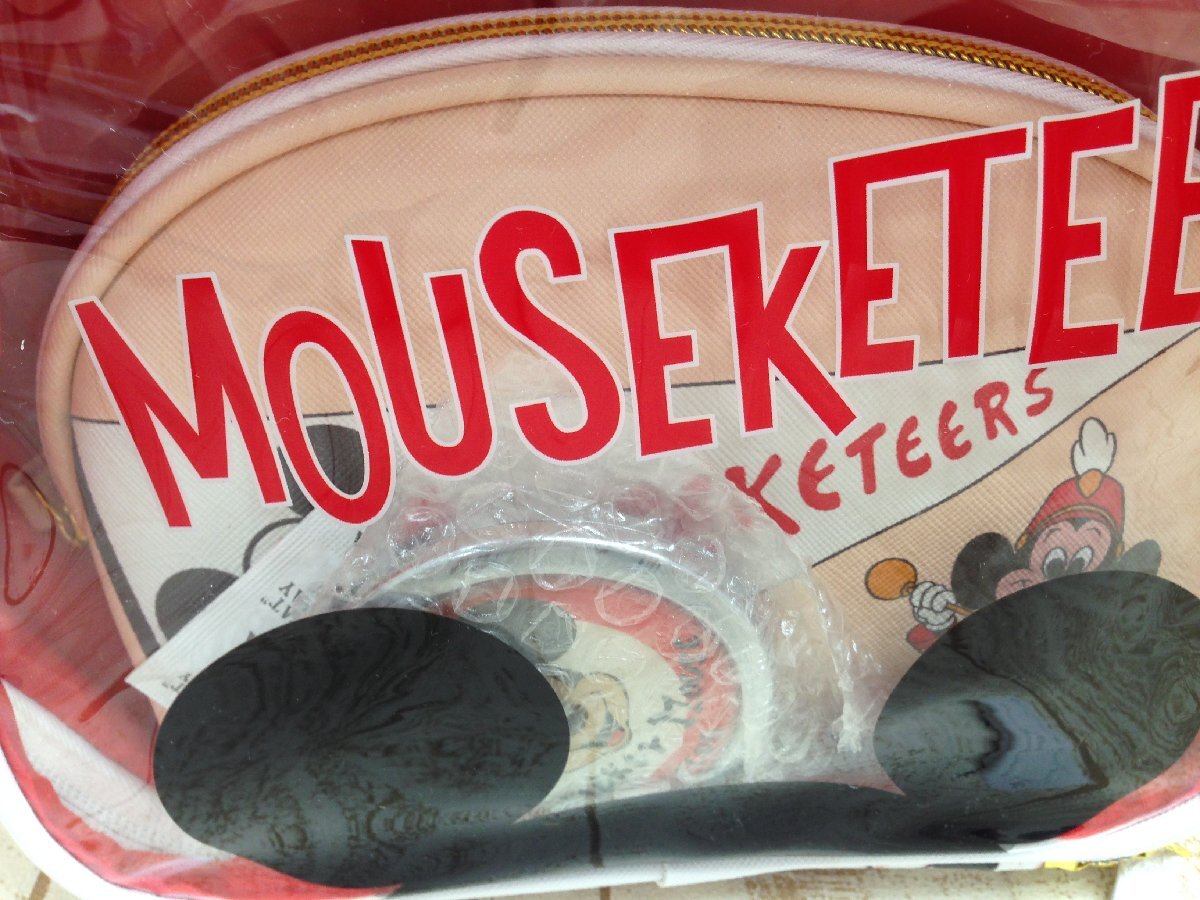 ◇ディズニー 《未使用品》ミッキーマウス ポーチ タグ付き MOUSEKETEER 6M87 【80】_画像2