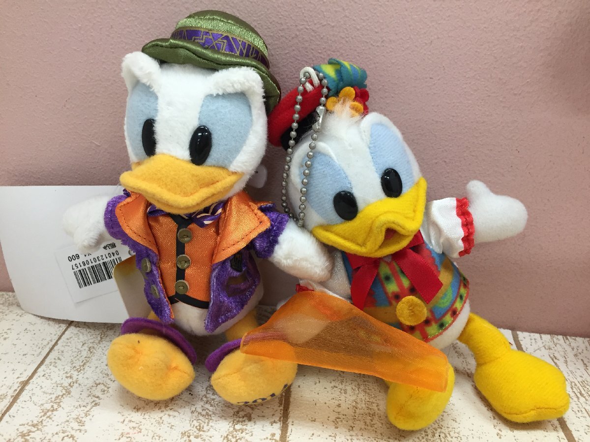 ◇ディズニー TDR ドナルド＆デイジー ８点 ぬいぐるみバッジ タグ付きあり 6P210 【60】_画像3