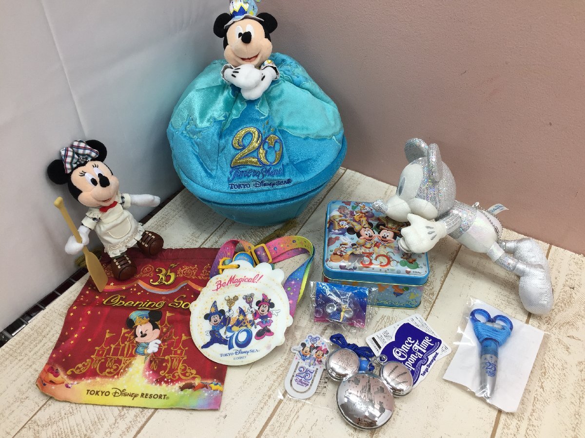 * Disney { много комплект }{ нераспечатанный товар есть } годовщина товары Mickey minnie мягкая игрушка значок бардачок другой 6P242 [80]