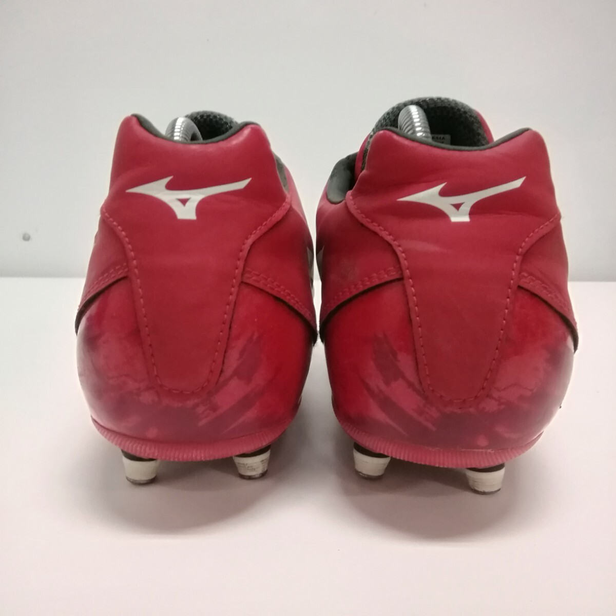 MIZUNO ミズノ スニーカー シューズ 靴 27cm R1GA190001 ワイタンギ PS WAITANGI ラグビーシューズ スパイク レッド_画像6