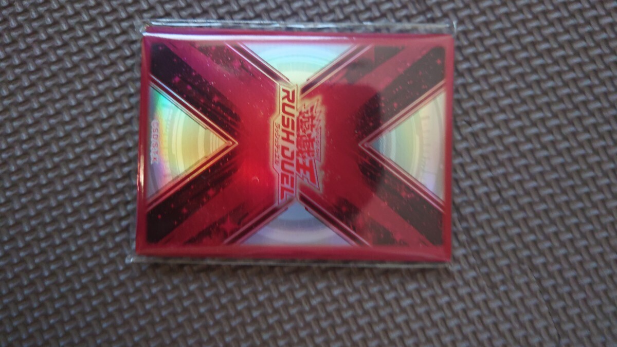  Yugioh Rush Duel sleeve protector Yugioh. day participation . red unopened 20 sheets entering 
