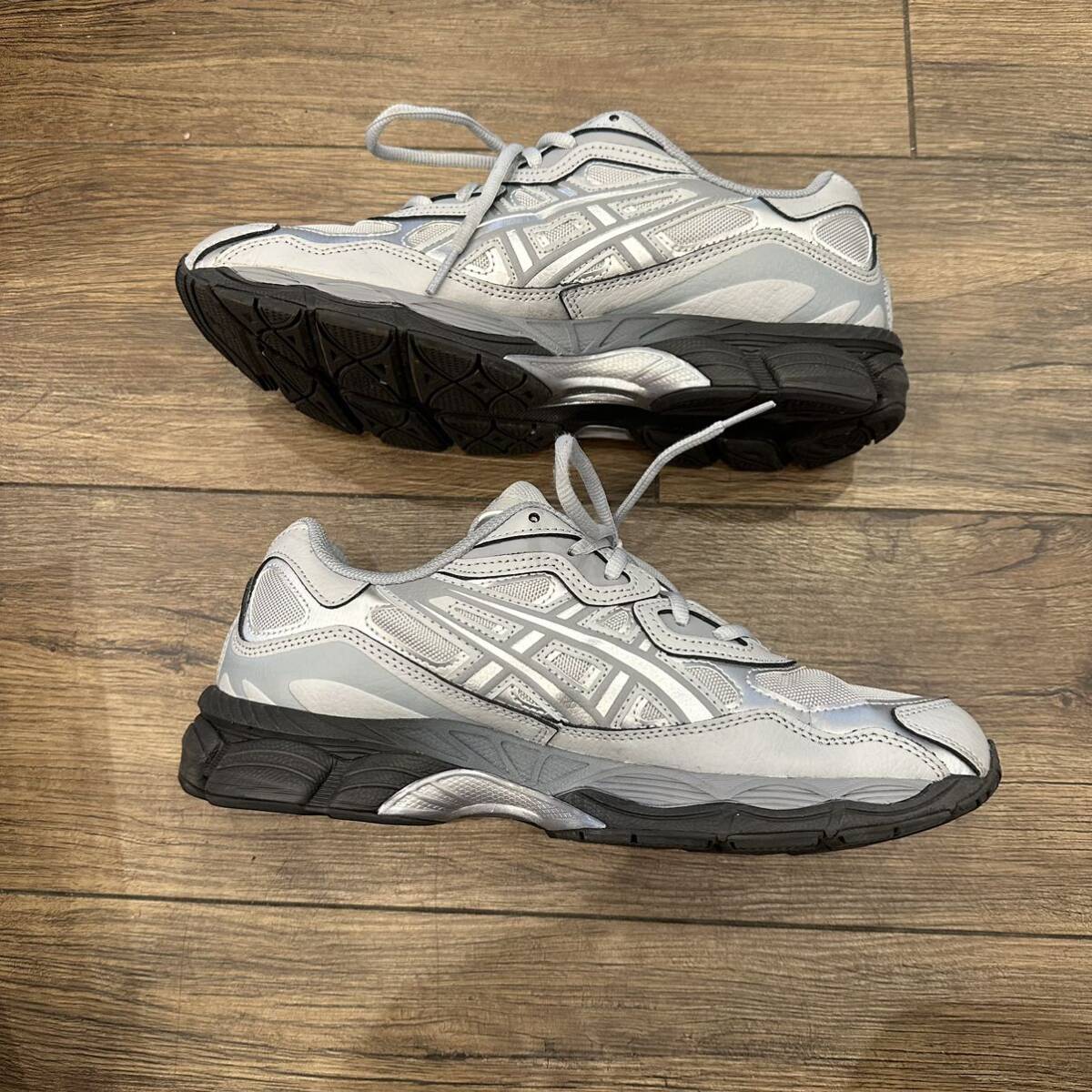 【asics公式オンライン購入】付属品完備【納品書付】asics GEL-NYC Mid Grey/Sheet Rock size US9.5 27.5cm スニーカー アシックス_画像6