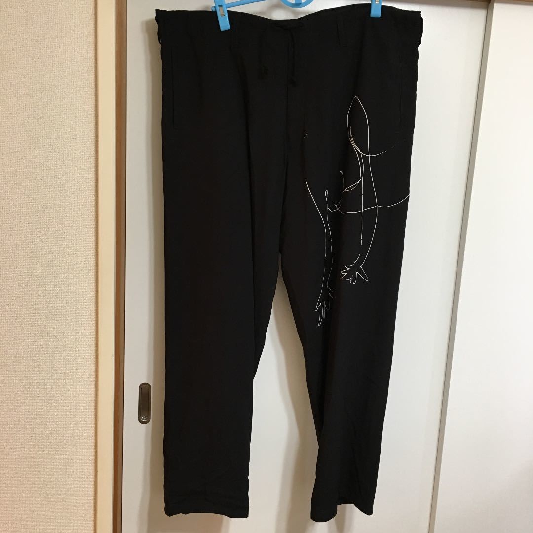 最高品質の 18AW パンツ ヌードプリント ヨウジヤマモト ボトムス
