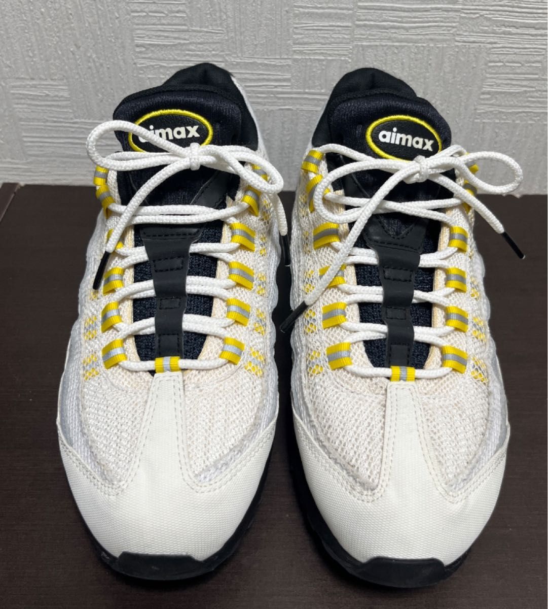 Nike Air Max 95 Essential "White/Tour Yellow/Black/Wolf Grey"